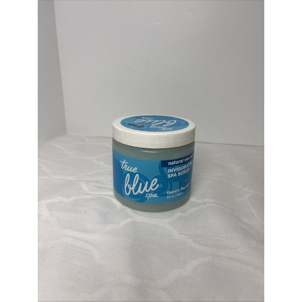 True Blue Spa Natural Sea Salt Invigorating Scrub 24 Oz Bath & Body Works NOS